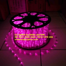 Lampu Selang LED Warna Ungu